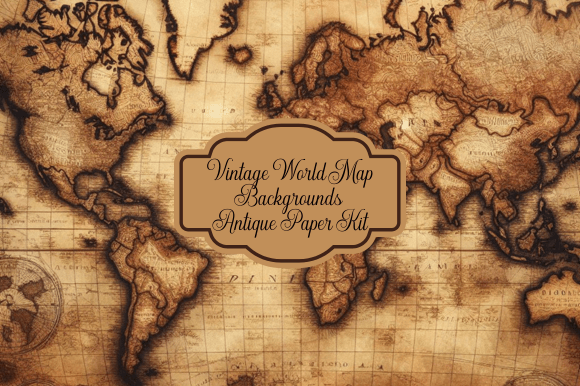 A Designer's Map to Vintage World Map Backgrounds