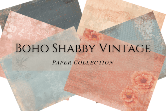 Boho Shabby Vintage Backgrounds: A Designer's Texture Toolkit