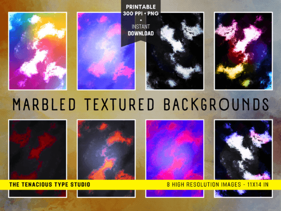 Elevate Your Designs with Marbled Sublimation Backgrounds