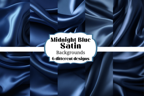 Elevate Your Projects with Midnight Blue Satin Backgrounds