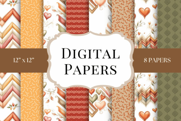 Embrace Autumn's Warmth with Cozy Earthy Heart Backgrounds