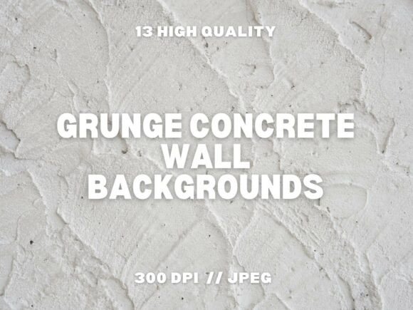 Gritty Grunge Concrete Wall Backgrounds: Urban Texture for Design