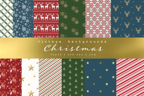 Infuse Your Designs with Nostalgia Using Vintage Christmas Backgrounds