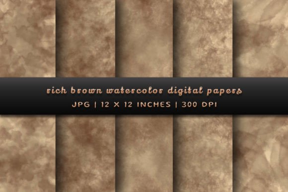 Unveiling Rich Brown Watercolor Backgrounds: A Touch of Luxury