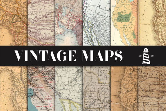 Vintage Maps Backgrounds: Design Assets for Timeless Projects