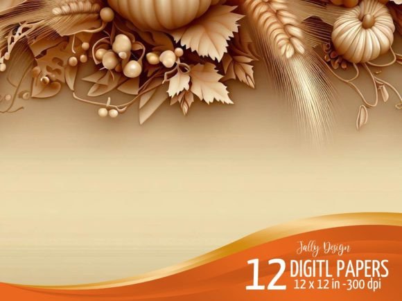 Warm Up Your Designs with Thanksgiving Beige Backgrounds Paper