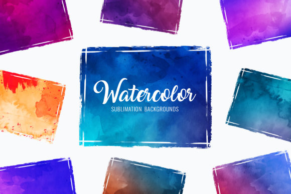 Watercolor Sublimation Backgrounds: Your Creative Toolkit