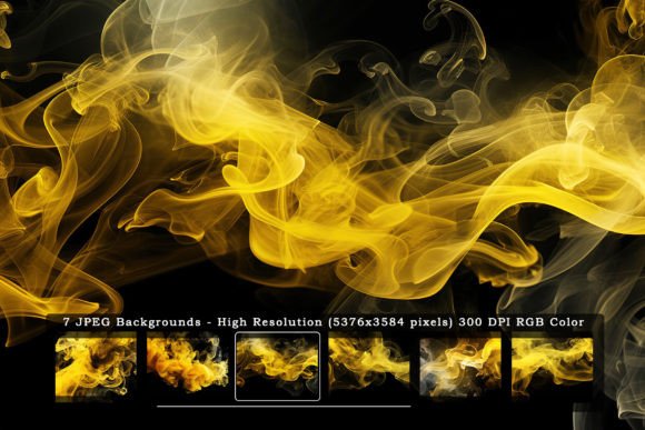 Yellow Black Smoke: Dynamic Textures for Bold Designs